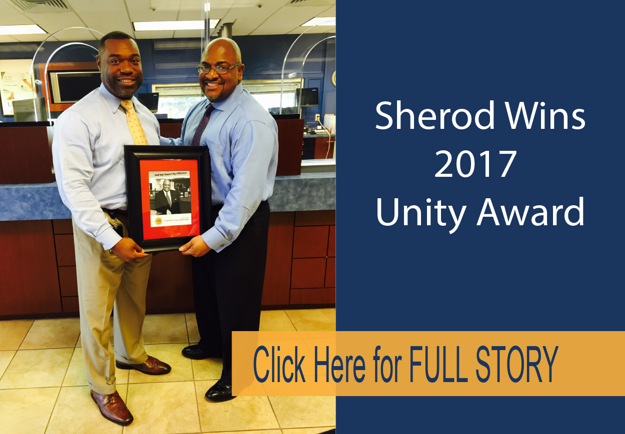 Sherod wine 2017 Unity Award